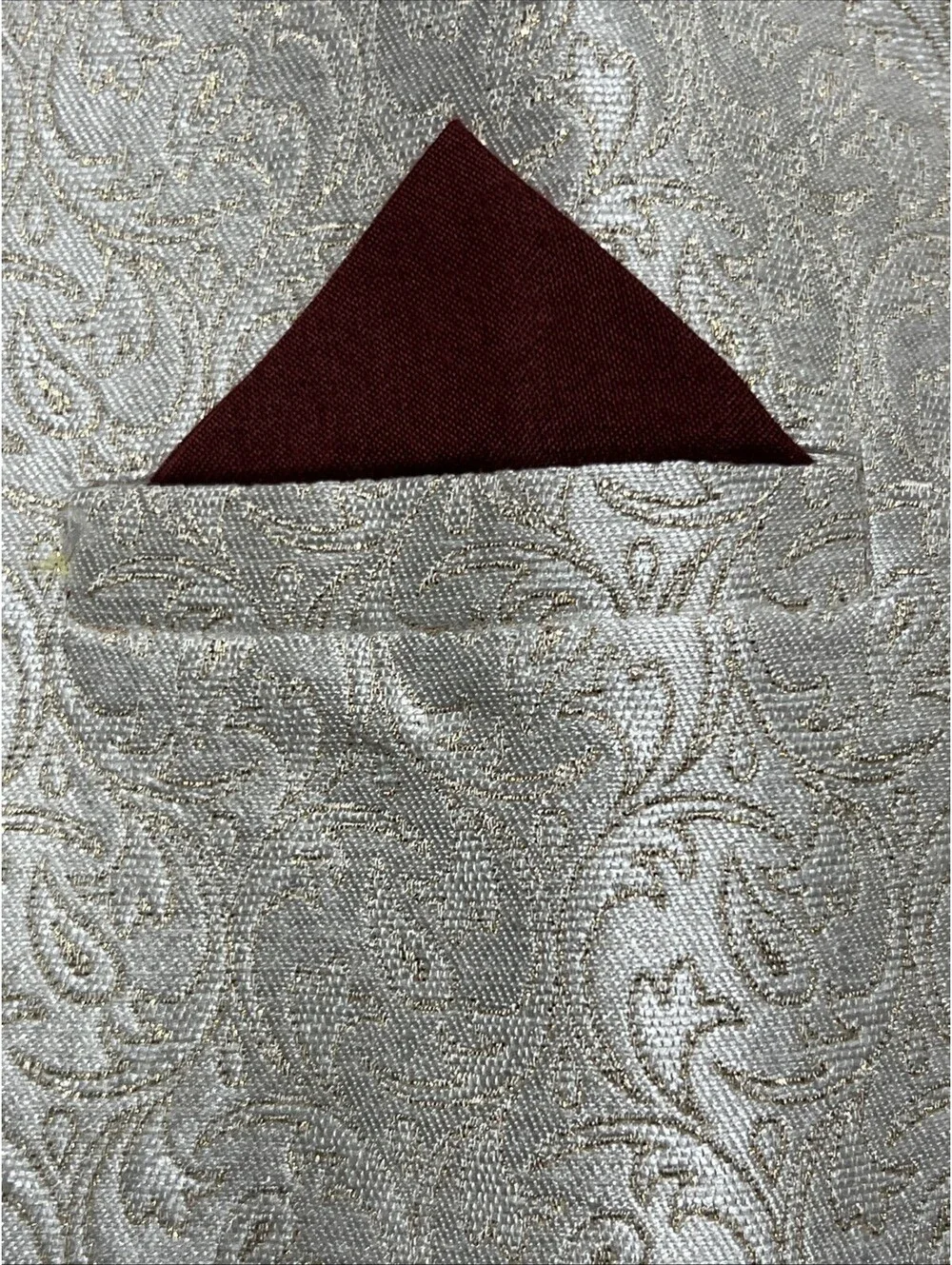 New JB Collection Young Men cream-colored silk sherwani